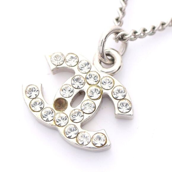 Chanel Stainless Steel Rhinestone Necklace - Picture 1 of 7